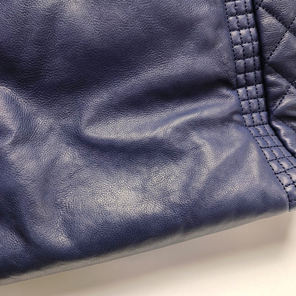 Quilted Calfskin Blue