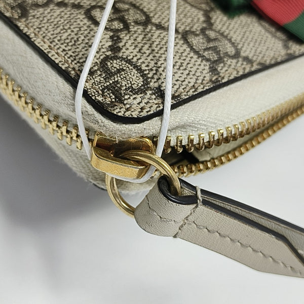 Monogram Coated Canvas Wallet Brown