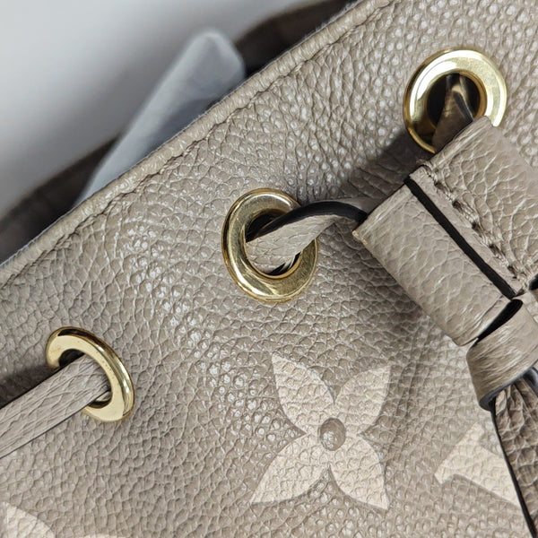 NOÉ Nano Monogram Calfskin Gray