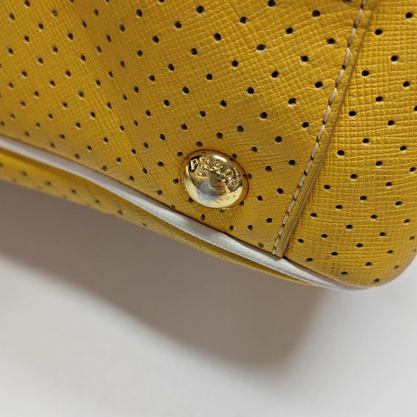 Calfskin Shoulder Bag Yellow
