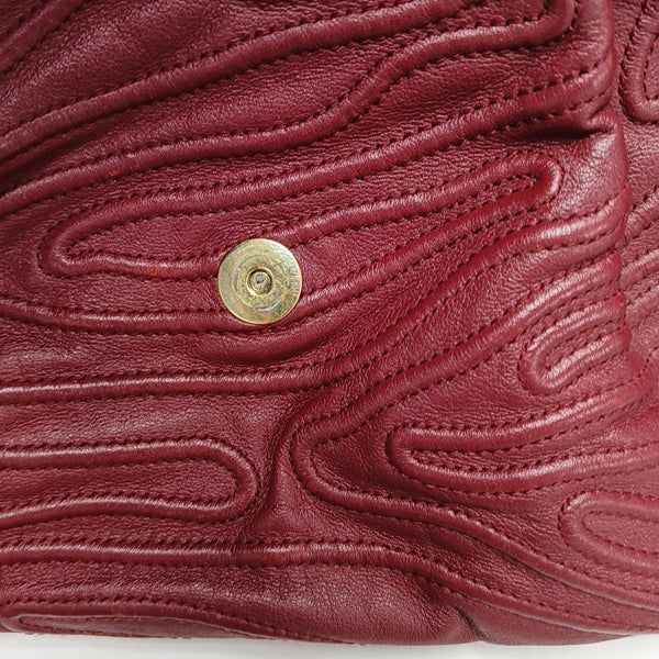 CHANDRA Calfskin Red
