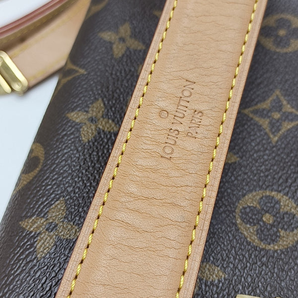 SIDE TRUNK MM Monogram Coated Canvas Brown