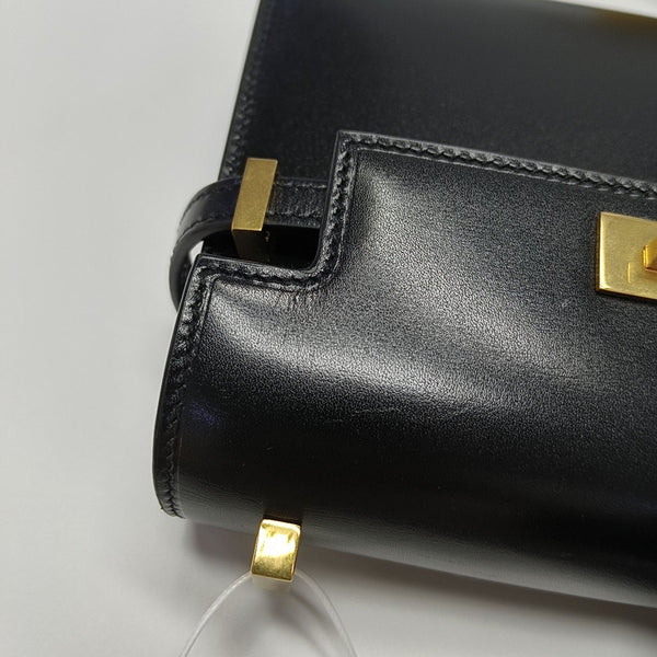 MANHATTAN Mini Calfskin Black