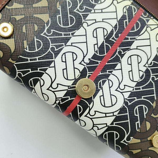 Crossbody Bag Coated Canvas Multicolor