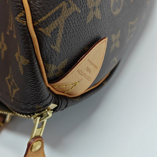 SPEEDY 30 Monogram Coated Canvas Brown