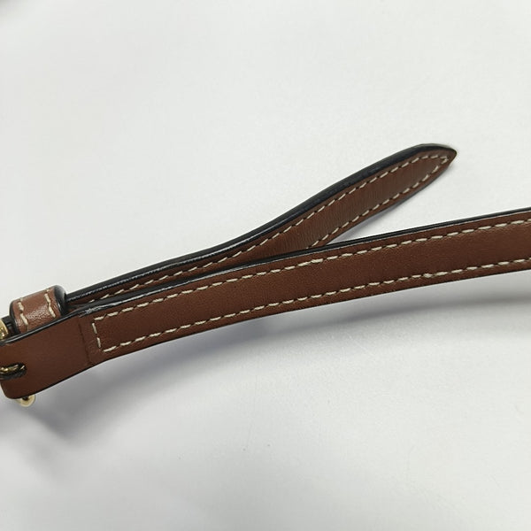 Calfskin Shoulder Bag Brown