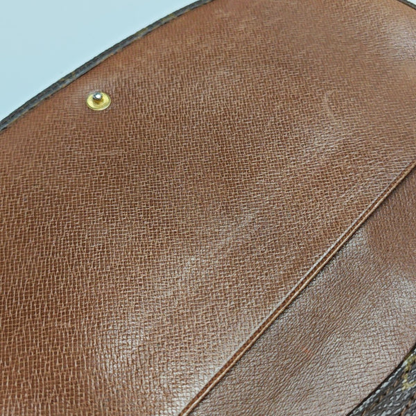 POCHETTE RABAT Monogram Coated Canvas Brown
