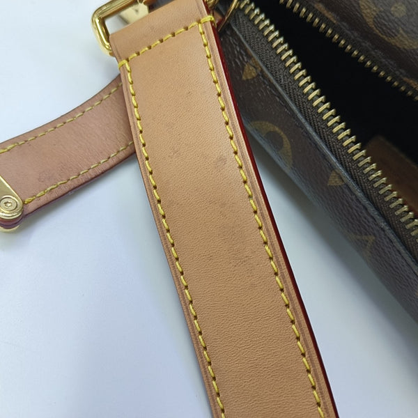 SIDE TRUNK MM Monogram Coated Canvas Brown