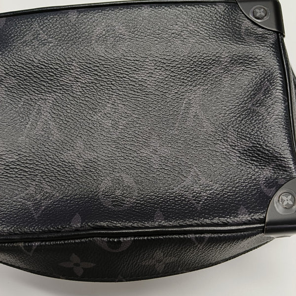 SOFT TRUNK Mini Monogram Coated Canvas Black
