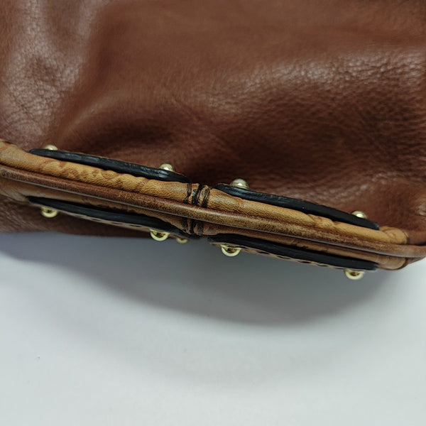Indy Monogram Calfskin Brown