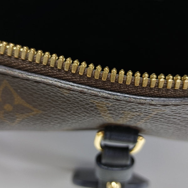 PETITE MALLE Monogram Coated Canvas Brown