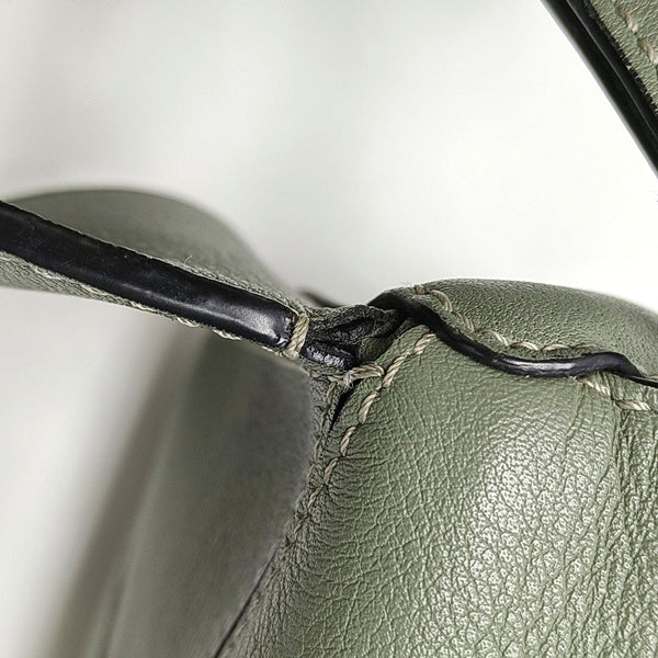Authenticated pre-owned Puzzle Mini Calfskin Green - Belt Bag at Looply
