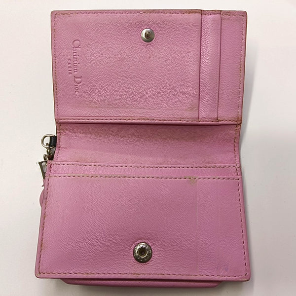 Authenticated pre-owned Lady Dior Quilted Lambskin Black Wallet - Wallet at Looply