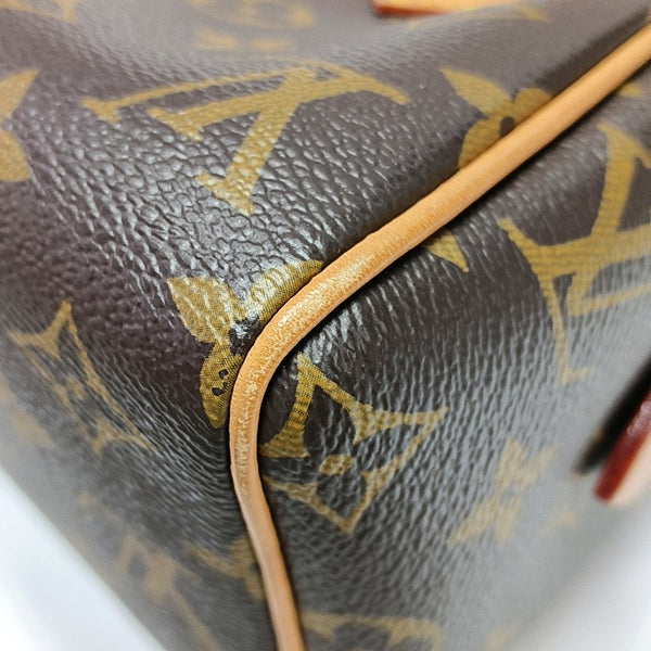 SPEEDY 20 Monogram Coated Canvas Brown