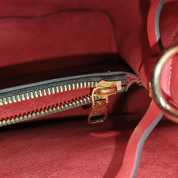NÉONOÉ MM Monogram Coated Canvas Brown