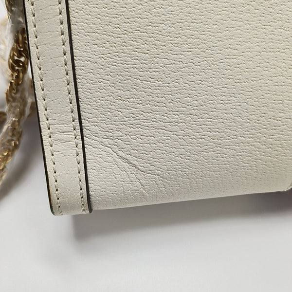 Ophidia Small Calfskin White