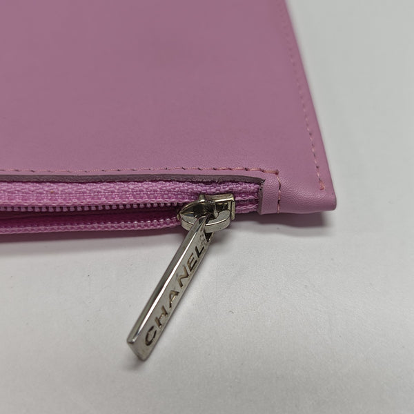 Lambskin Clutch Pink