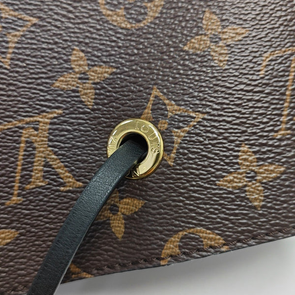 NÉONOÉ MM Monogram Coated Canvas Brown
