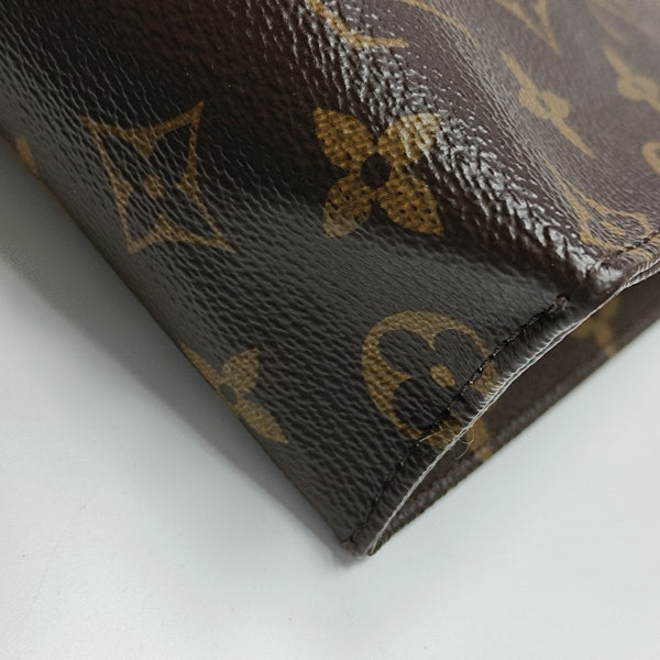 TOILET POCKET 26 Monogram Coated Canvas Brown