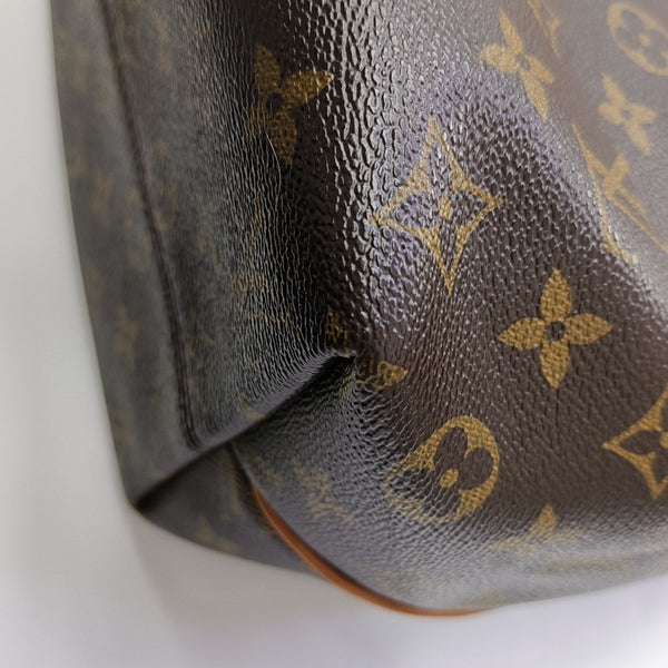 TURENNE GM Monogram Coated Canvas Brown