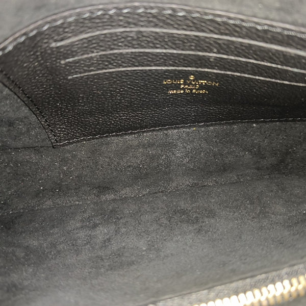 IVY Monogram Calfskin Black