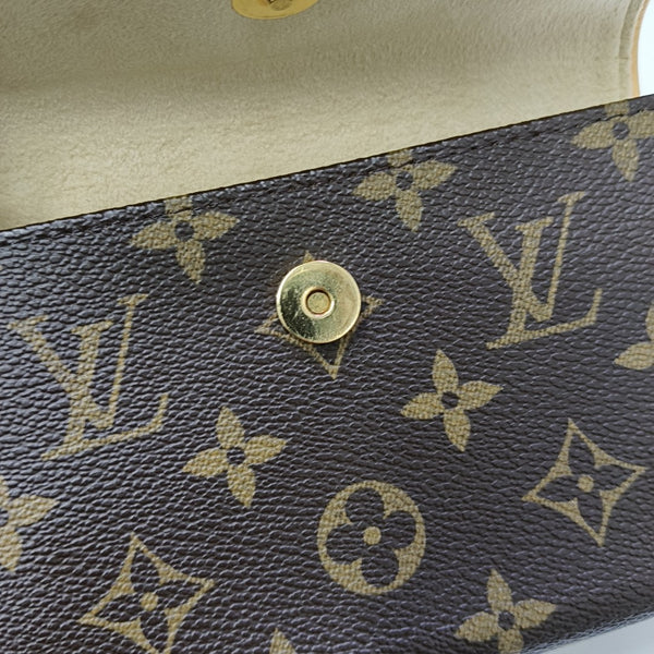 FLORENTINE Monogram Coated Canvas Brown