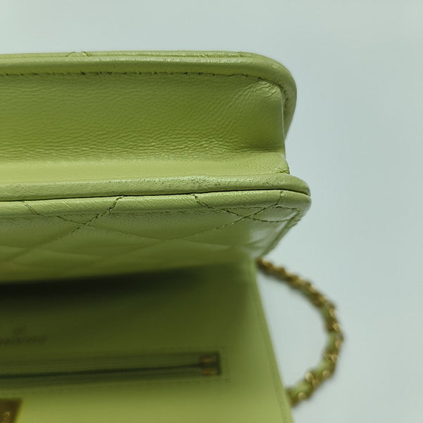 Quilted Lambskin Green
