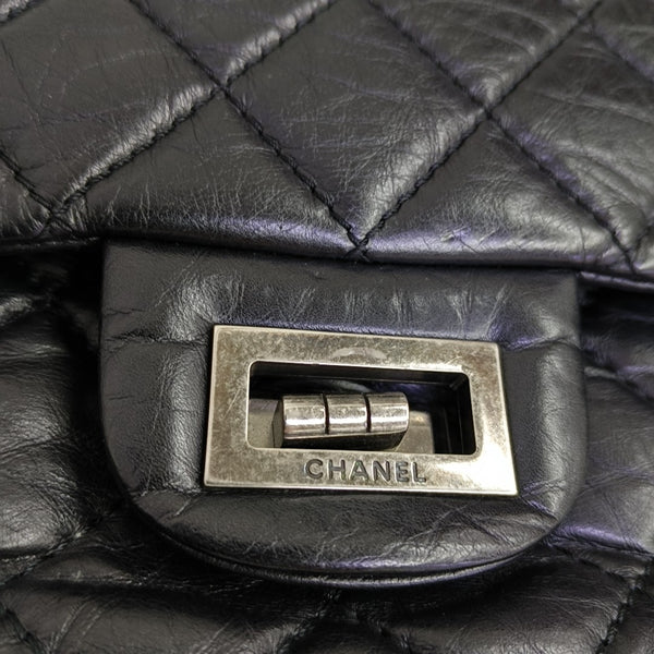 2.55 227 Quilted Calfskin Black