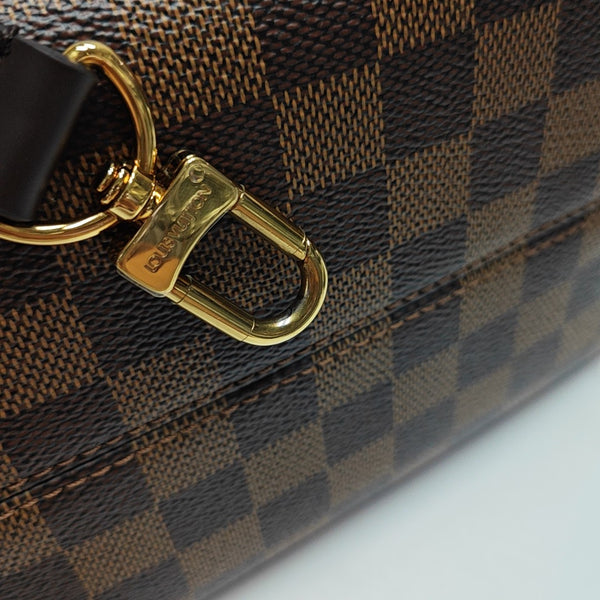 BRITTANY BB Damier Ebene Coated Canvas Brown