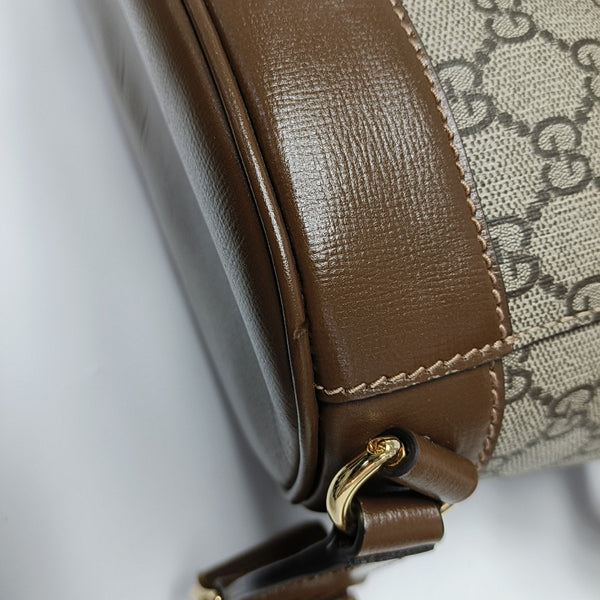Monogram Coated Canvas Backpack Black