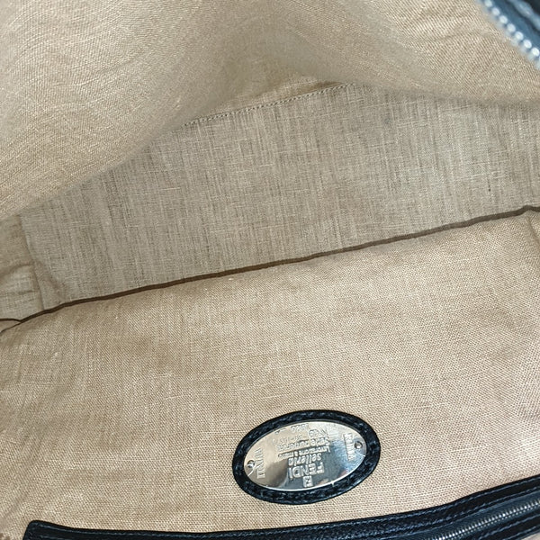 Calfskin Shoulder Bag Black