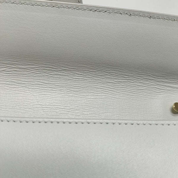 Calfskin Shoulder Bag White