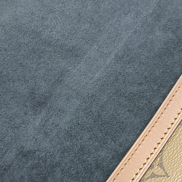 DAUPHINE MM Monogram Coated Canvas Brown
