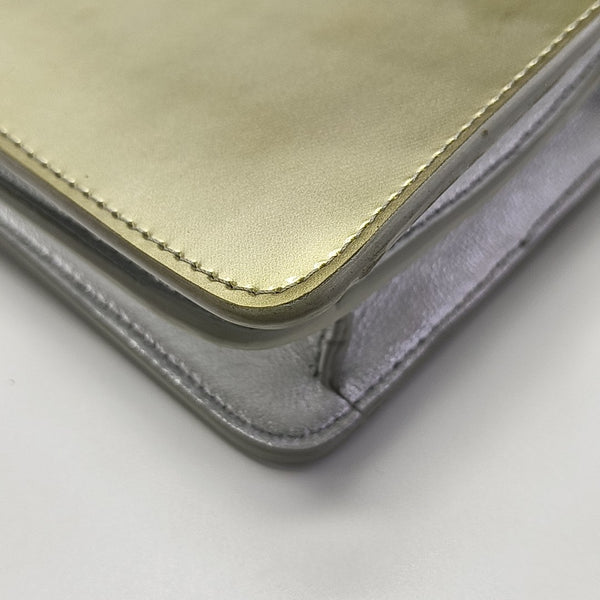 Calfskin Shoulder Bag Silver