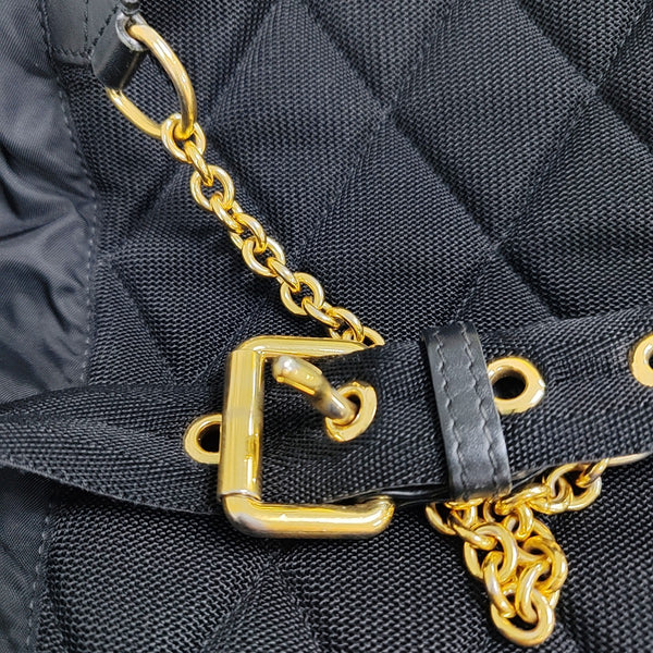 The Rucksack Medium Nylon Black