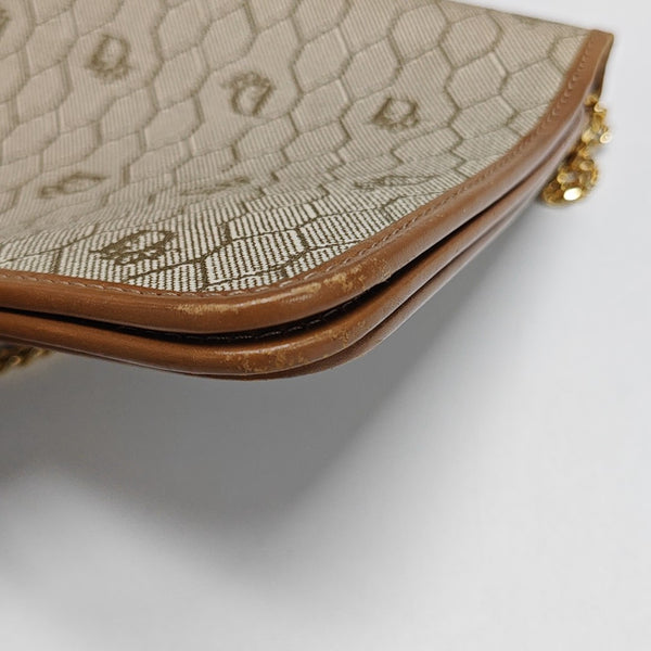 Vintage Honeycomb Coated Canvas Brown