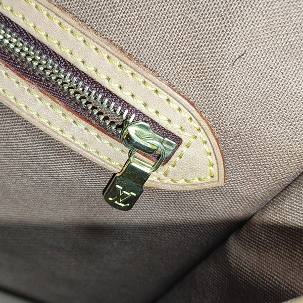 SOLOGNE PM Monogram Coated Canvas Brown