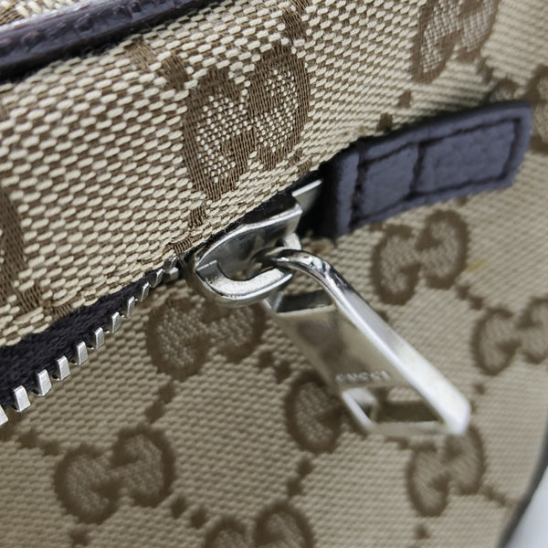 Monogram Canvas Shoulder Bag Beige