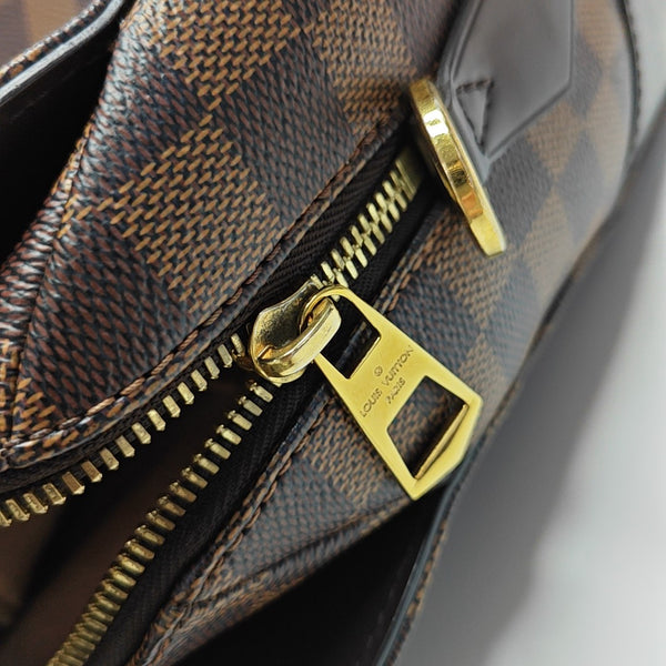 KENSINGTON BOWLING Damier Ebene Coated Canvas Brown