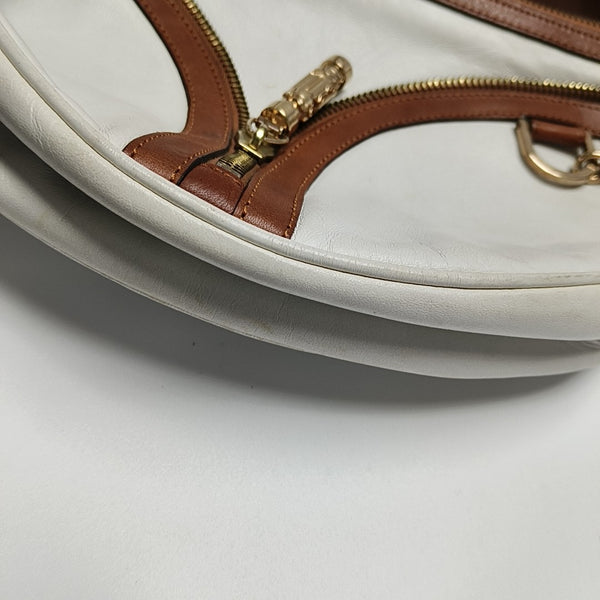 Calfskin Top Handle Bag White