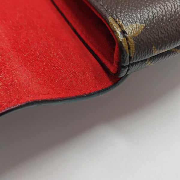 LOCKY BB Monogram Coated Canvas Red