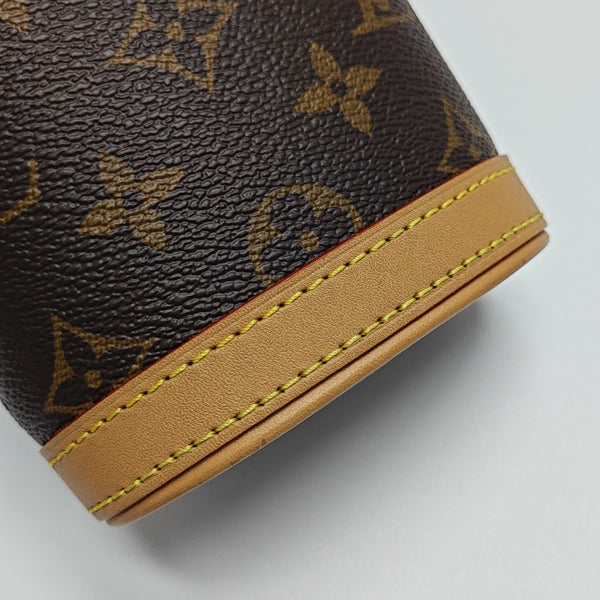 FOLD ME Monogram Coated Canvas Brown