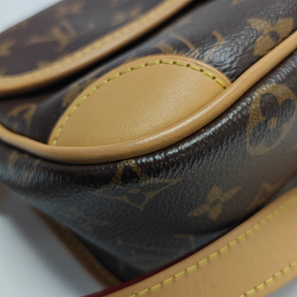 DIANE Monogram Coated Canvas Brown