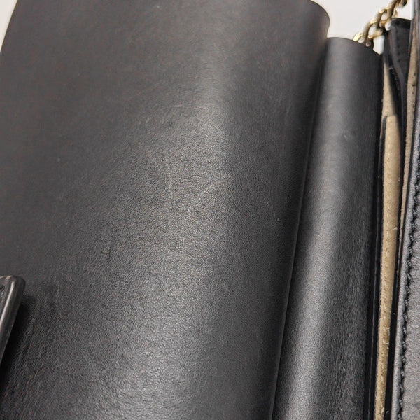 Faye Medium Calfskin Black