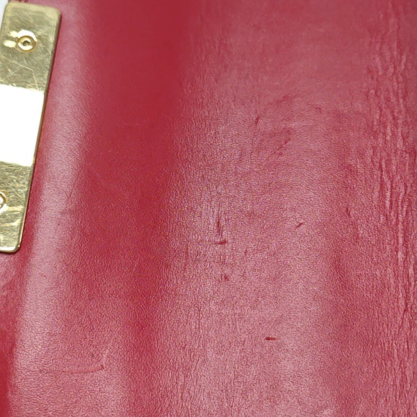 Padlock Small Monogram Calfskin Red