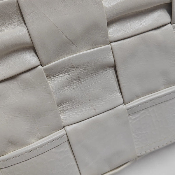 Cassette Medium Calfskin White