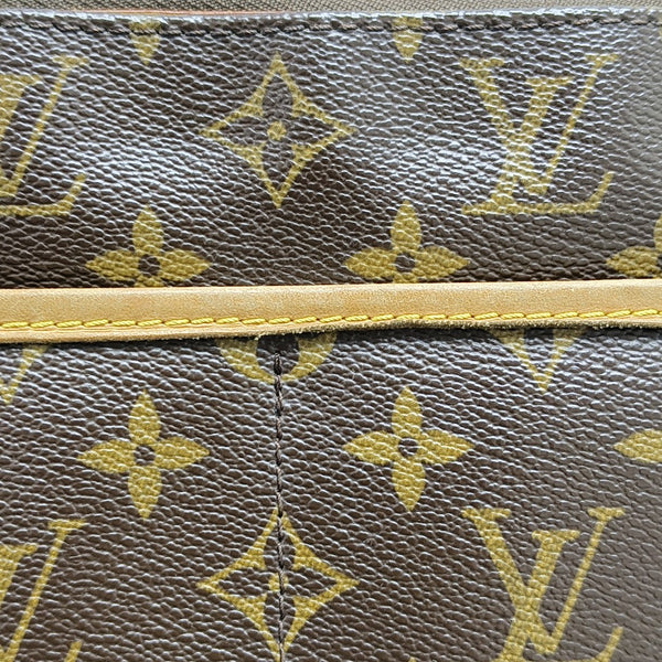 POPINCOURT Monogram Coated Canvas Brown
