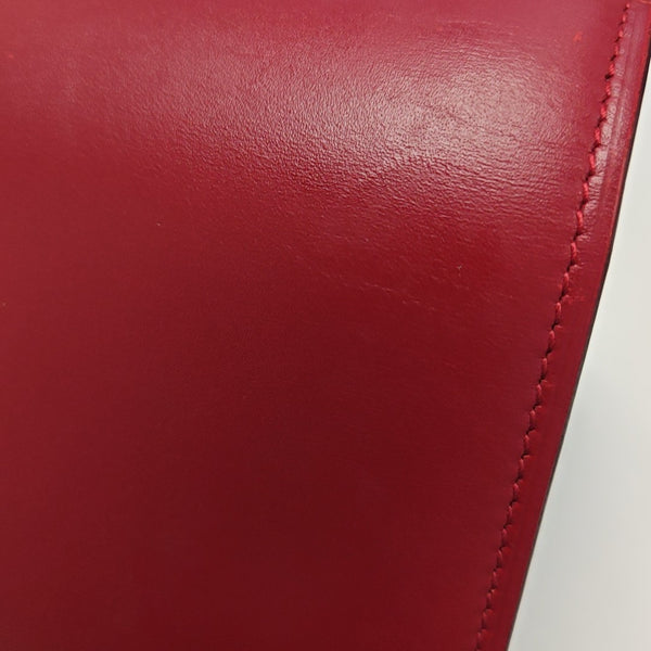 CLASSIC BOX Medium Calfskin Red