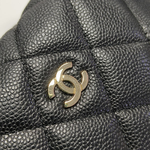 HOBO Quilted Grained Calfskin Black