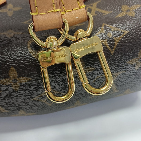 SPEEDY Nano Monogram Coated Canvas Brown